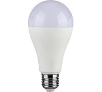 V-TAC 214455 LED CEE F (A - G) E27 forme de poire 15 W blanc (Ø x H) 65 mm x 134 mm