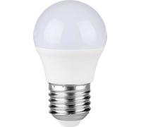 V-TAC 217409 LED CEE F (A - G) E27 forme de poire 4.5 W blanc (Ø x H) 46 mm x 82 mm