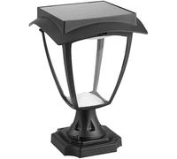 V-TAC Lampadaire solaire d'extérieur VT-983 LED 2,00 W Noir mat