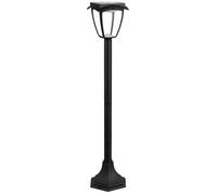 Applique extérieure V-Tac Lampadaire dextérieur solaire avec détecteur de mouvements VT-984 2894 LED 2.00 W blanc chaud, blanc froid noir (mat)