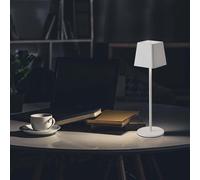 V-TAC 2W Lampe de Bureau LED Rechargeable Dimmable, IP54, Blanc