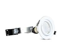 V-TAC - 3 PROJECTEURS 5W LUMIÈRE NATURELLE GU10 ATTAQUE 4000K PLASTICHIERRO BLANC COULEUR VT-333333 8882