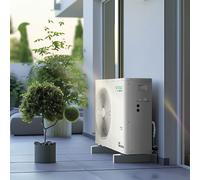 V-TAC 6kW Pompe à chaleur monophasée - ATW Monobloc - R32 - Ventilateur DC - 220-240V