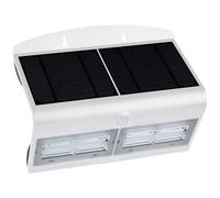V-TAC Applique murale solaire VT-767-7-W 60 LED IP65 PIR corps blanc rechargeable