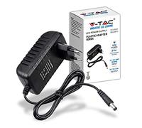 V-TAC Adaptateur Alimentation 12V 42W 3,5A pour Caméras, Bandes LED, Modems - Transformateur Chargeur 12V - Prise 2 Pin EU pour Equipements Electroniques - AC 100-240V 50/60Hz - Noir
