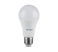 V-TAC Ampoule LED 214454 E27 15 W forme de poire blanc naturel Ø65×H134 mm CEE F