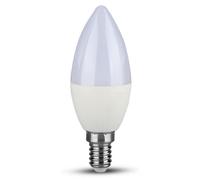 V-TAC 2142411 LED CEE F (A - G) E14 forme de flamme 4.5 W blanc (Ø x H) 36.5 mm x 100 mm