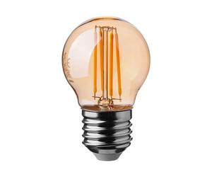 V-TAC Ampoule LED - Ambre - Golf - Support E27 - IP20 - 4W - 350 Lumens - 2200K