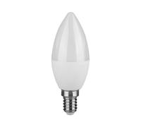 V-TAC Ampoule LED Bougie avec attaque Edison E14, 3,7W (équivalent à 25W) 320 Lumen - 4000K Blanc Neutre - Ouverture du faisceau lumineux 180° - Efficacité Maximale et Économie d'Énergie - (Lot de 1)