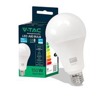 V-TAC Ampoule LED culot E27 20W (équivalent 150W) A80-2452 Lumen - 4000K Blanc Neutre - Ouverture du faisceau lumineux 200° - Efficacité Maximale et Économie d'Énergie