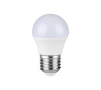 V-TAC Ampoule LED culot E27 4,5W (équivalent 40W) G45-470 Lumen - 4000K Blanc Neutre - Ouverture du faisceau lumineux 180° - Efficacité Maximale et Économie d'Énergie