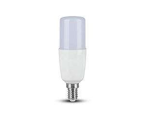 V-TAC Ampoule LED E14 T37 8 W, 220 V blanc chaud forme cylindre puce Samsung