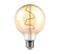 V-TAC Ampoule LED | Globe G95 | Support E27 | IP20 | Ambre | 4W | 350 Lumens | 2200K