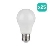 V-TAC Ampoule LED GLS - Support E27 - IP20 - Blanc - 10.5W - 1055 Lumens - 4000K - Pack de 25