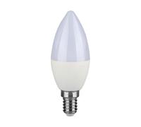 V-TAC Ampoule LED - Samsung - Bougie - Support E14 - IP20 - Blanc - 4,5W - 470 Lumens - 3000K