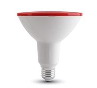 V-TAC Ampoule LED Smd 15 W E27 Par38 Lumière rouge 1200 lm 30 degrés IP65