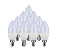 V-TAC Ampoule LED - SMD - Support E14 - IP20 - Blanc chaud - 3.7W - 3000K - 37 x 100mm -10 Pcs/Pack