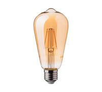 V-TAC Ampoule LED | ST64 | Support E27 | IP20 | Ambre | 6W | 550 Lumens | 2200K | 2200K