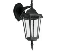 V-TAC VT-750 7068 Lanterne murale LED E27 (Max 60W) noir extérieur IP44