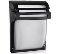 1 pz Wall Lamp Frost Glass Matt Black