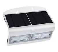 V-TAC Applique solaire VT-767-7-W 8278 LED 7.00 W blanc lumière du jour blanc, noir G