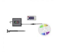 V-TAC Bande LED 6 W avec panneau solaire et télécommande kit bande IP67 bobine 5 m lumière RGB multicolore - 23045