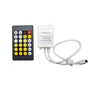 V-TAC Bande Lumineuse LED - Accessoires - Contrôleur Infrarouge - Télécommande - 24 Boutons - 3IN1
