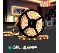 V-TAC Bande Lumineuse LED | IP20 | 3000K | Prix/1m (rouleau de 5m)