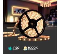 V-TAC Bande Lumineuse LED - IP20 - 3000K - Prix/1m (rouleau de 5m)