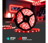 V-TAC Bande Lumineuse LED - IP20 - Code Couleur : Rouge - Prix/1m (Rouleau de 5m)