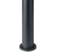 V-TAC Borne d'éclairage extérieur VT-838, IP44, E27 acier inoxydable gris, 1100mm, VT-8963, gris