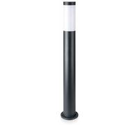 V-TAC Borne d'éclairage extérieur VT-838, IP44, E27, acier inoxydable gris, 800mm, VT-8961, gris