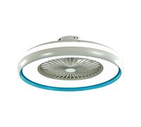 V-TAC Box Fan - Moteur AC - Blanc + anneau bleu - 45W- 3000 Lumens - 3IN1