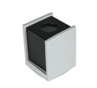 V-TAC Douille LED GU10 corps en plâtre à cube gris finition noire