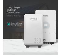 V-TAC Ensemble mural 12kW/14kWh - Triphasé - Basse tension