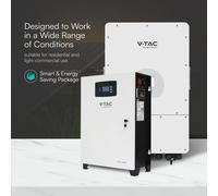 V-TAC Ensemble mural 5kW / 10kWh - Triphasé - Basse tension