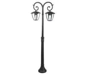 V-TAC lampadaire extérieur 2x60 W noir 7061