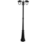 V-TAC lampadaire extérieur 2x60 W noir 7062
