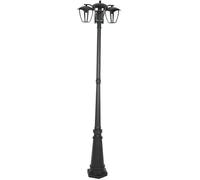 V-TAC lampadaire extérieur 3x60 W noir 7063
