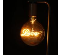 V-TAC Lampe à poser - Interrupteur - IP20 - Rouge + Marron - Support E27
