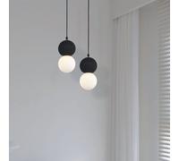 V-TAC Lampe à suspendre | Série Marbre | G9 | IP20 | Noir + Blanc