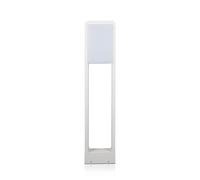 V-TAC Lampe de borne d'extérieur - Samsung - IP65 Waterproof - Blanc - 10W - 900 Lumens - 6400K