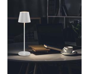 V-TAC Lampe de Bureau avec Charge Sans Fil, Blanche - 200lm, IP54 Résistante à l’Eau