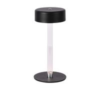 V-TAC Designer Lamps - Rechargeable Table Lamps - IP20 - Black+Transparent - 3 Watts - 210 Lumens - 3IN1
