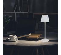 V-TAC Lampe de table rechargeable - IP20 - Corps blanc - 1.5W- 150 Lumens - 3IN1