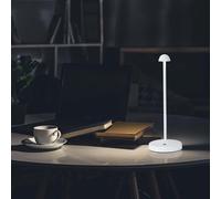 V-TAC Lampe de table rechargeable - IP20 - Corps blanc - 1.6W- 130 Lumens - 3IN1