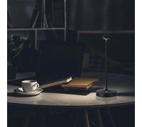 V-TAC Lampe de table rechargeable - IP20 - Corps noir - 1.6W- 130 Lumens - 3IN1