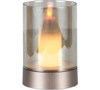 V-TAC Lampe de table rechargeable | IP20 | Or champagne + verre ambré | 2W | 110 lumens | 3000K