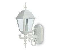 V-TAC Lampe murale d'extérieur - Haut - Support E27 - IP44 - Blanc mat