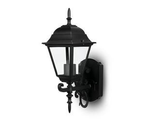 V-TAC Lampe murale d'extérieur - Up - Support E27 - IP44 - Noir mat